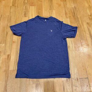 Men's Short Sleeve Athletic Tee - Purple - Medium